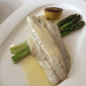 Gluten-free fish from The Belvedere at The Peninsula Beverly Hills